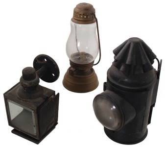 Assorted Makers: Three Small Size Early Lanterns