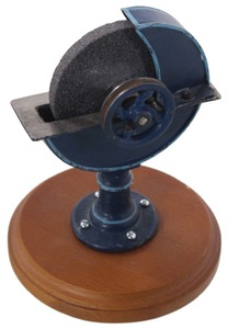 Unmarked: Early Cast Iron Toy Grinding Wheel