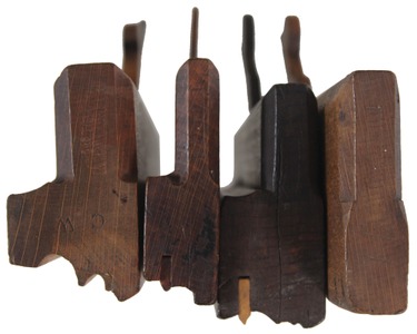 Assorted Makers: Four Early Maker Molding Planes