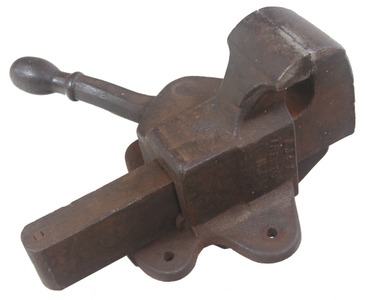 Trenton Vise & Tool Company, Trenton, New Jersey: Rare "Ajax" Brand Lever Adjust Vise