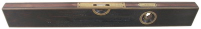 Stanley Rule & Level, No. 96: Brass Bound Rosewood Level