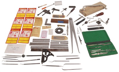 Assorted Makers: Lot Of Clean & Usabl Machinists' Tools