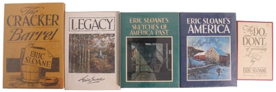 Eric Sloane, New Milford, Connecticut: Five Extra Clean "Americana" Books