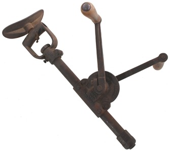 Unmarked: Rare Dbl. Handle Hammer Drill