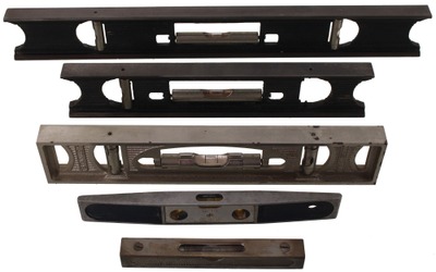 Stanley Rule & Level: Lot Of Five Clean Stanley Levels