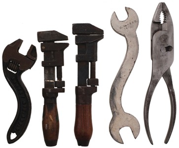 Assorted Makers: Lot Of Five Interesting Wrenches