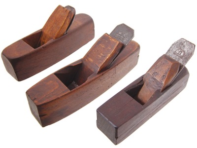 Assorted Makers: Three Shipwright's Woodworking Plane