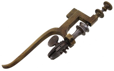 Unmarked: Early Brass Body Fly Tying Vise