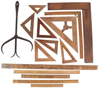 Assorted Makers: Lot Of Assorted Rules & Layout Tools