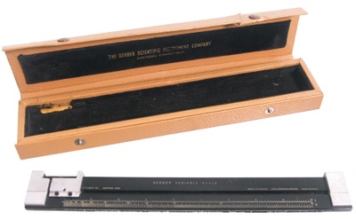 Gerber Scientific Company, Hartford, Connecticut, No. TP-007100: Gerber Var. Scale Slide Rule