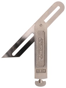 Stanley Rule & Level, No. 18: Unused 6" Size Nicke Plated Bevel