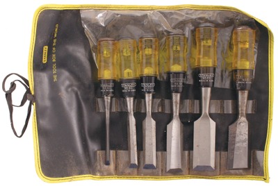Stanley Tools, No. 60: Set Of 6 Plastic Hdl. Chisels