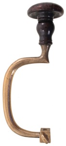 Unmarked: Small Solid Brass Bit Brace
