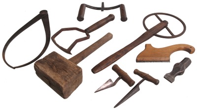 Assorted Makers: Lot Of Clean & Usabl Coopers' Tools