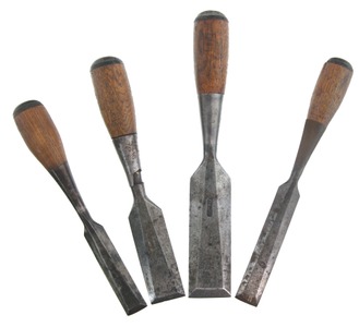 Stanley Rule & Level, No. 40: Four Clean & Usable "Everlasting" Chisel