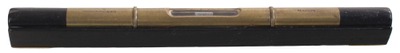 Mackay, Burley & Heys, Glasgow, Scotland: Rare Ebony Body Spirit Level