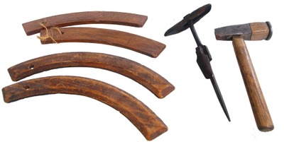 Unmarked: Three Early European Cooper's Tools