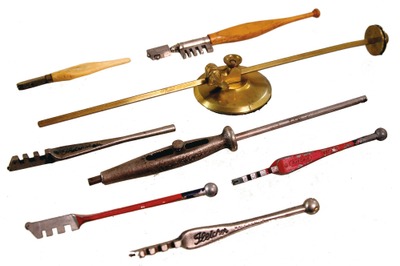 Assorted Makers: Coll. Of Early Type Glass Cutters