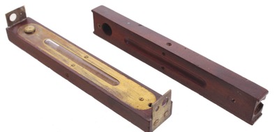 Unmarked: Two Section Mahogany Sighting Level