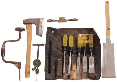 Assorted Makers: Lot Of Clean & Usabl Woodworking Tools