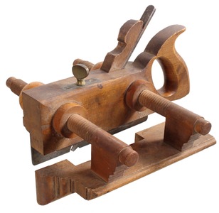 Ohio Tool Company (Unmarked), No. 96 1/2: Beech Handle Plow Plane
