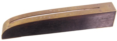 J.A. Reynolds & Company, Birmingham, England: Ebony Body Inclinometer Level