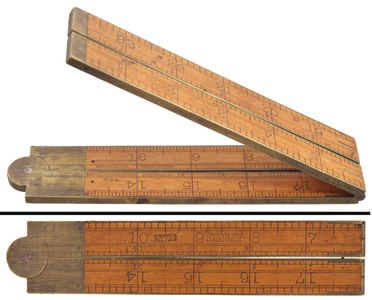 Stanley Rule & Level, No. 72 1/2: Two-Foot/Four-Fold Folding Rule