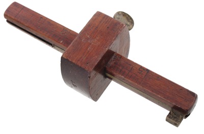 S.S. Norton, Colchester, Connecticut: Mahogany Slide Adjust Marking Gauge