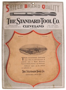 Standard Tool Company, Cleveland, Ohio: Orig. & Unused 1914 Calendar