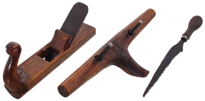 Assorted Makers: Three Early Type Woodworking Tools