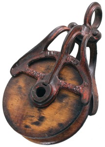 Hudson Manufacturing Company, No. MALL823: Cast Iron Barn Pulley
