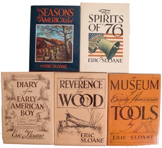 Eric Sloane, New Milford, Connecticut: Five Extra Clean "Americana" Books
