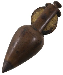 STANLEY (Unmarked), No. 1: Traut's Patent Retractable Reel Plumb Bob