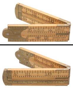 Lufkin Rule Company, Saginaw, Michigan, No. 386: Arch Jt., Unbound Folding Rule