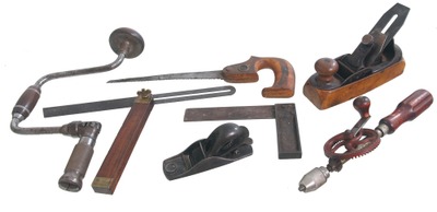 Assorted Makers: Lot Of Clean & Usabl Woodworking Tools