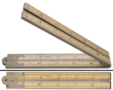 Stanley Rule & Level, No. 87: Two-Foot, Four-Fold Folding Rule
