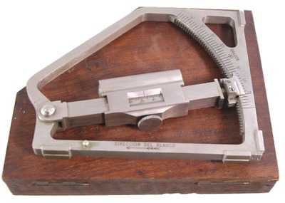 Unmarked: Precision German Silver Inclinometer