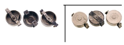 Farrand Sales Corporation, New York, New York: Three "Farrand" Pate Tape Measures