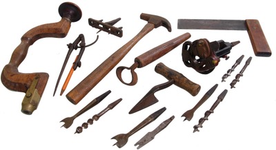 Assorted Makers: Lot Of Clean & Usabl Woodworking Tools