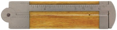 Stanley Rule & Level, No. 38: Six-Inch, Two-Fold Folding Rule