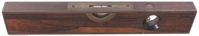 Stratton Brothers, Greenfield, Massachusetts, No. 10: Early Patent R'wood Brass Bound Level