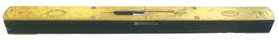 Booth Brothers, Dublin (Ireland): Rare Irish Maker Ebony Spirit Level