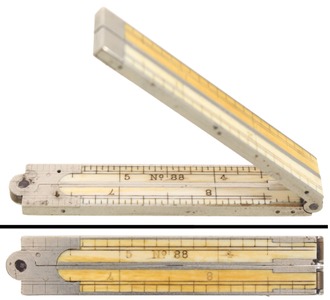 STANLEY (Unmarked), No. 88: One Foot/ Four Fold Folding Rule