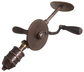 Unmarked: Early Cast Bronze Made Breast Drill