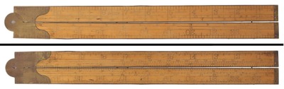 Lufkin Rule Company, Saginaw, Michigan, No. 808: Uncommon Arch Jt. Full Bound Folding Rule