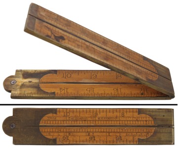 H. Chapin, U. S. Standard, No. 32: Two Foot, Four Fold Folding Rule