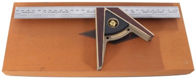 Bridge City Tool Company, Portland, Oregon, No. CS-12: Machinists Combination Square