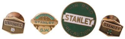 Stanley Rule & Level: Four Recognition Type Pins