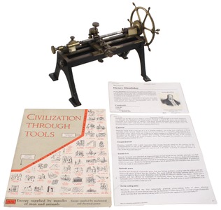 Robert Oakes, Chicago, Illinois: Precision Model Of H. Maudslay Lathe