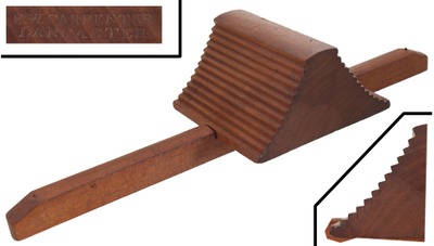 E.W. Carpenter, Lancaster, Pennsylvania: Rare Dbl. Faced Flooring Gauge